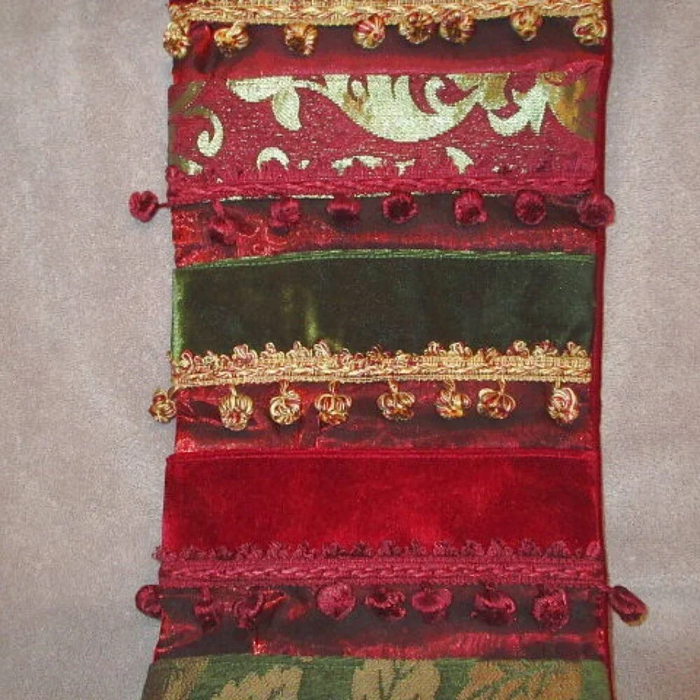 Vtg Jumbo Christmas Stocking 33